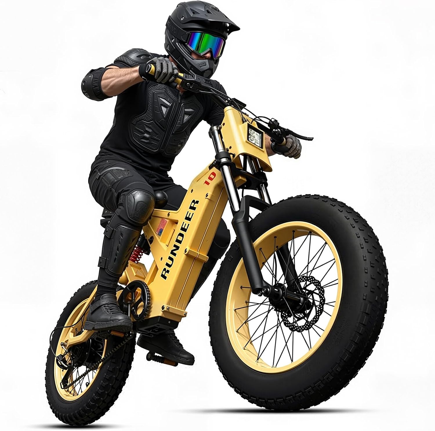 Electric Bike for Adults, 2000W Peak Motor, 32 MPH 40-80 Miles 100 N·m Fat Tire Ebike with 48V 20Ah Removable Battery, 20" Electric Dirt Bike, Hydraulic Suspension and 3-Year Support