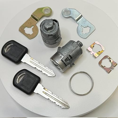 Miniatura 9 de Nuevo juego de cerraduras para puertas laterales del conductor y del pasajero para Chevrolet Silverado 2001-2006