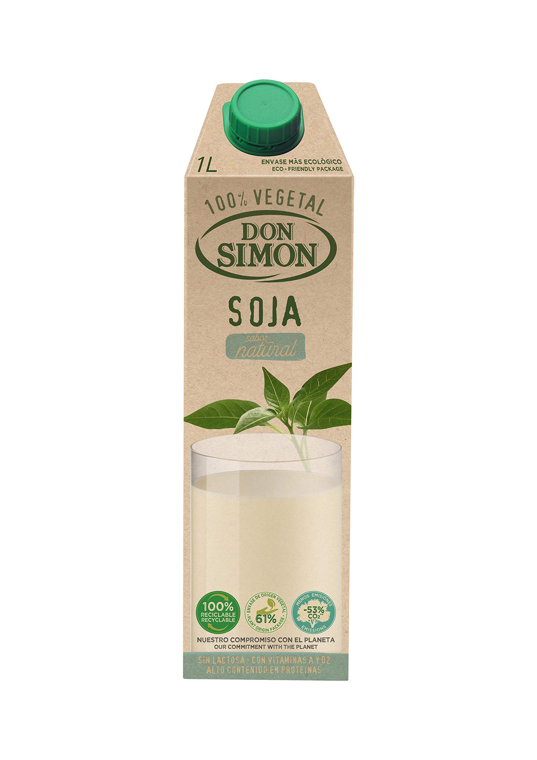 Don Simon Bebida de Soja - Paquete de 12 x 1000 ml - Total: 12000 ml