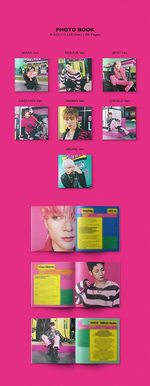 SM NCT DREAM - Glitch Mode [Digipack Ver.] Album+Folded Poster+Extra Photocards Set / K-pop Sealed (Random ver.), 140 x 125 x 7 mm