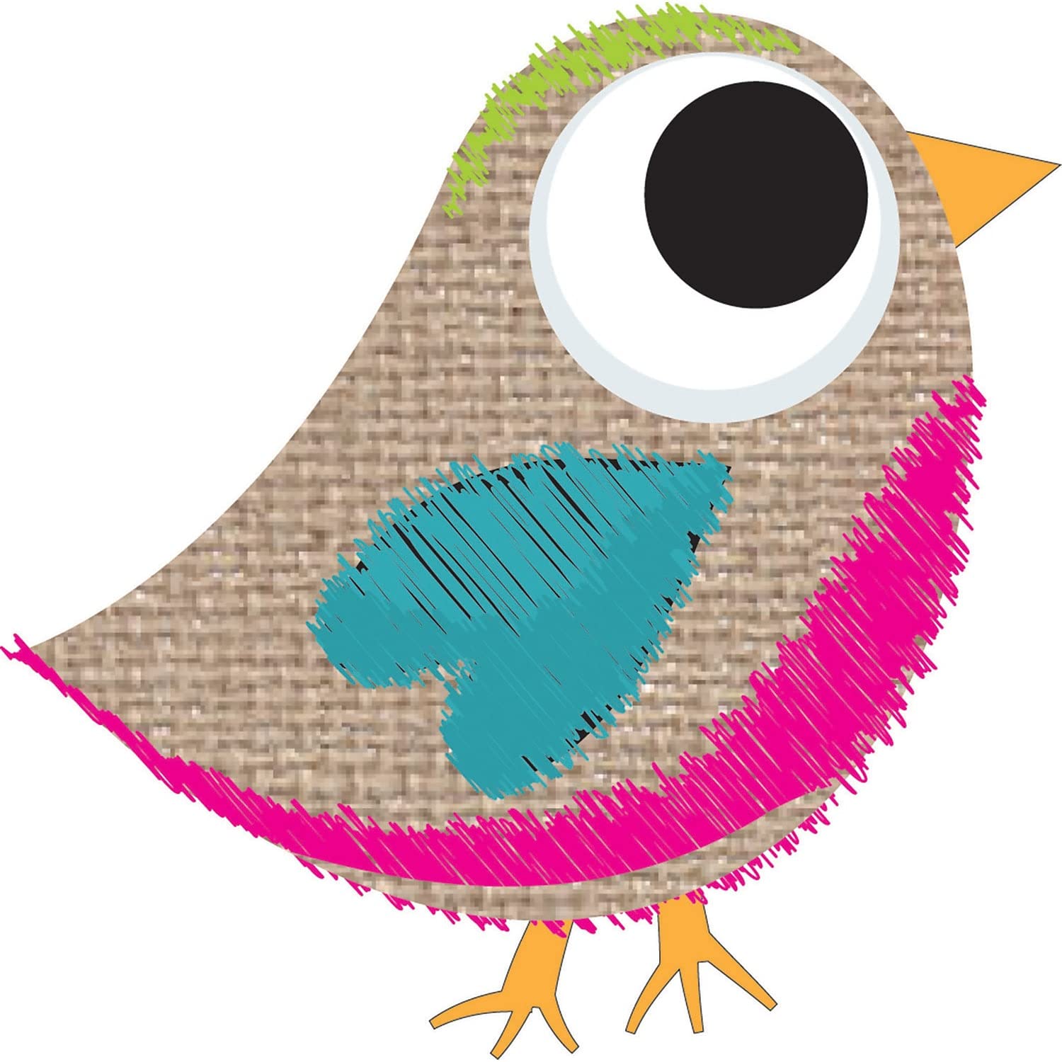 Ashley Productions Arpillera Garabato Tweet Borrador de pizarra magnética