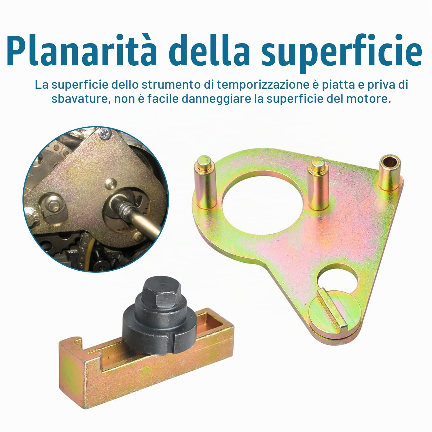 Kit di strumenti di bloccaggio per l'impostazione della fasatura dell'albero a camme del motore diesel per Nissan Renault 2.0 DCi Vauxhall Opel M9R Trasmissione a catena