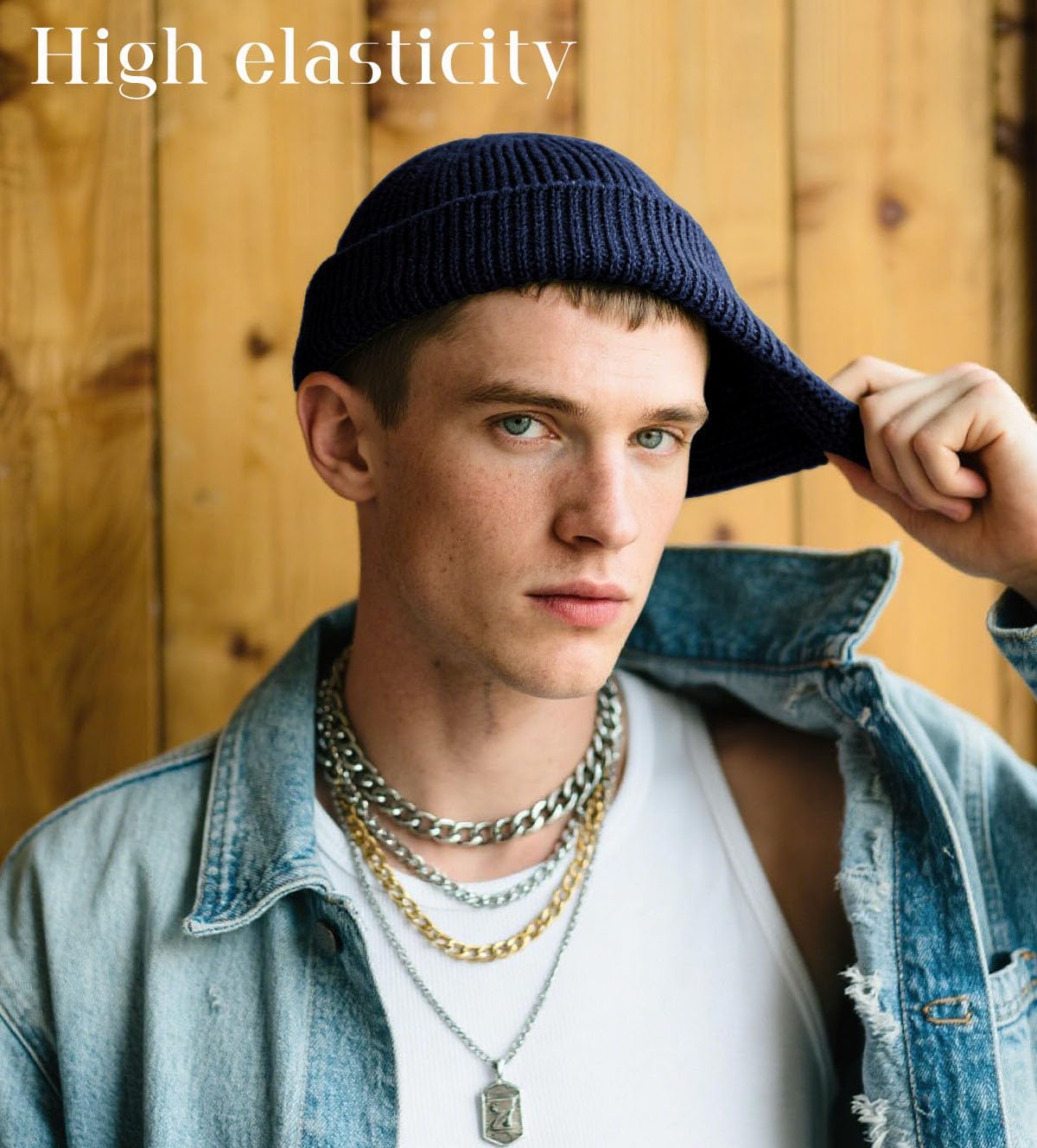 Wool Fisherman Beanies for Men Women, Short Knit Fall Winter Warm Beanie, Watch Cap, Cuffed Trawler Hats, Skull Caps - Image 4