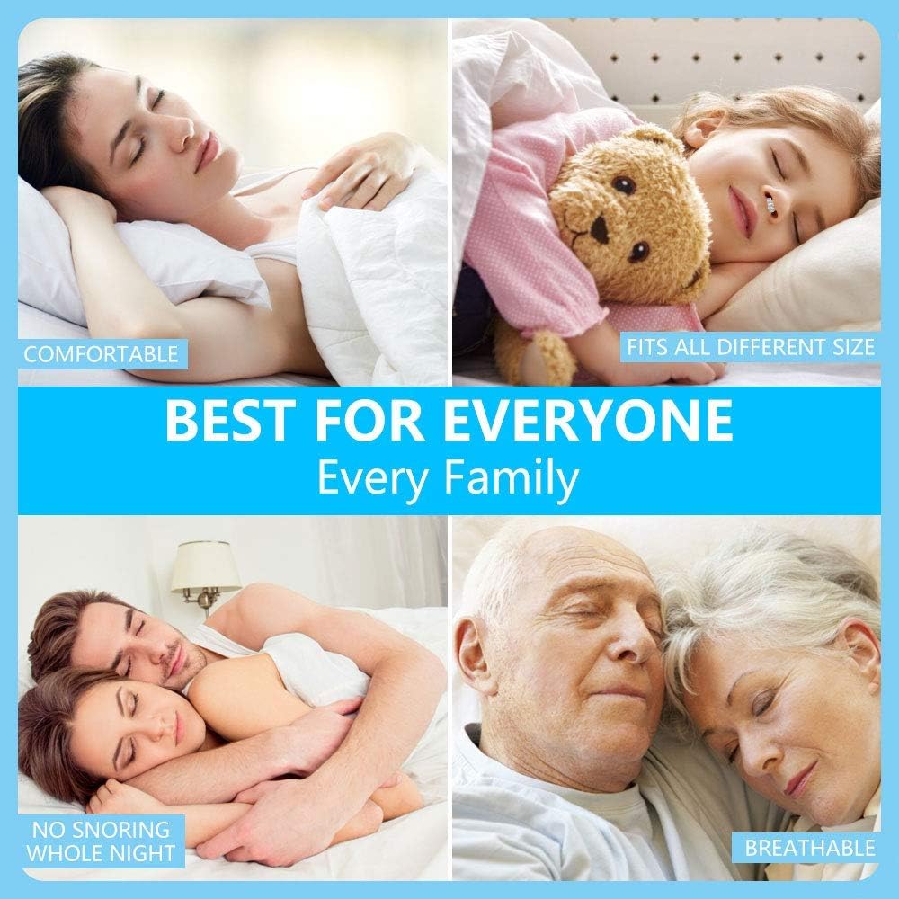 Stop Snoring Device, Anti Professional Sleeping Aid Relieve Snore for Men Women(4 PCS+1) ss041554