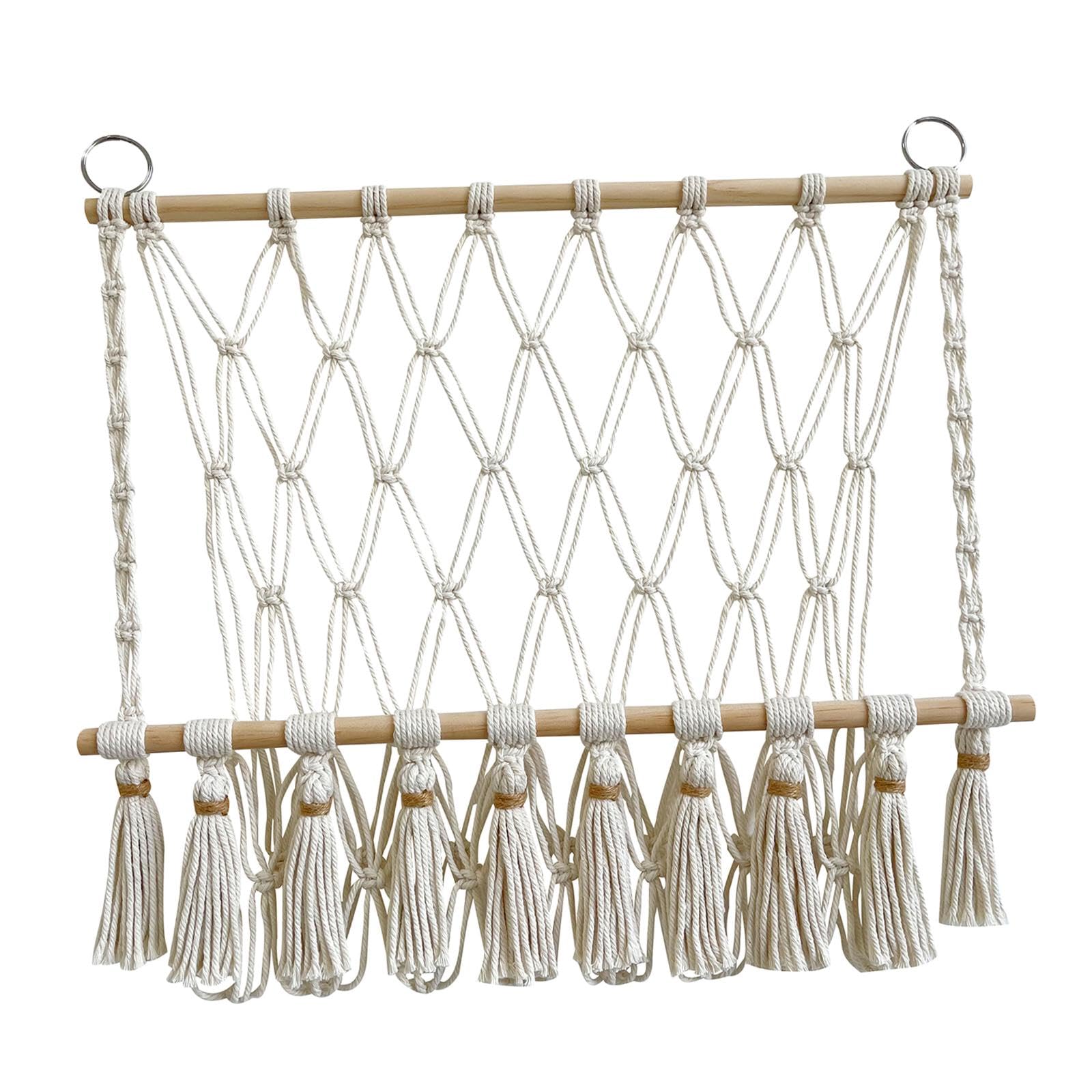 Stuffed Animals Hammock Hand Woven Cotton Rope Soft Toy Hammock Space Saving Style B-image-20