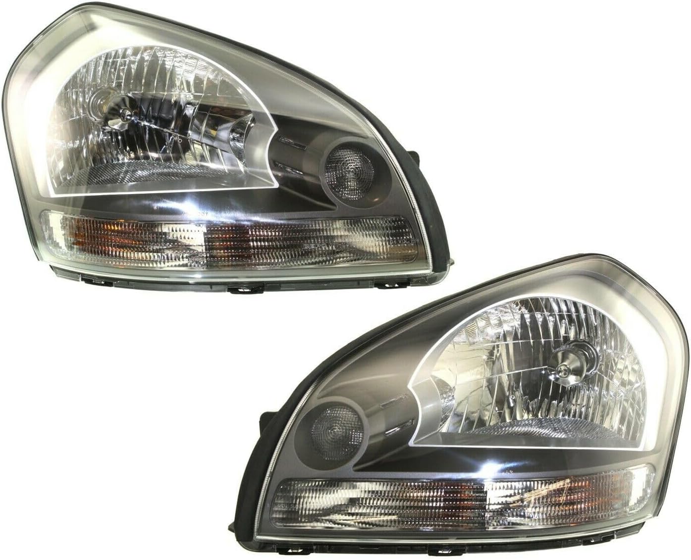 2pcs Signal Light Bulb Left Right Side Clear Lens w/Headlamp with Turn 921012E050 for HYUNDAI for Tucson GL & Gls 05 Limited 06 SE 07 L 08-09
