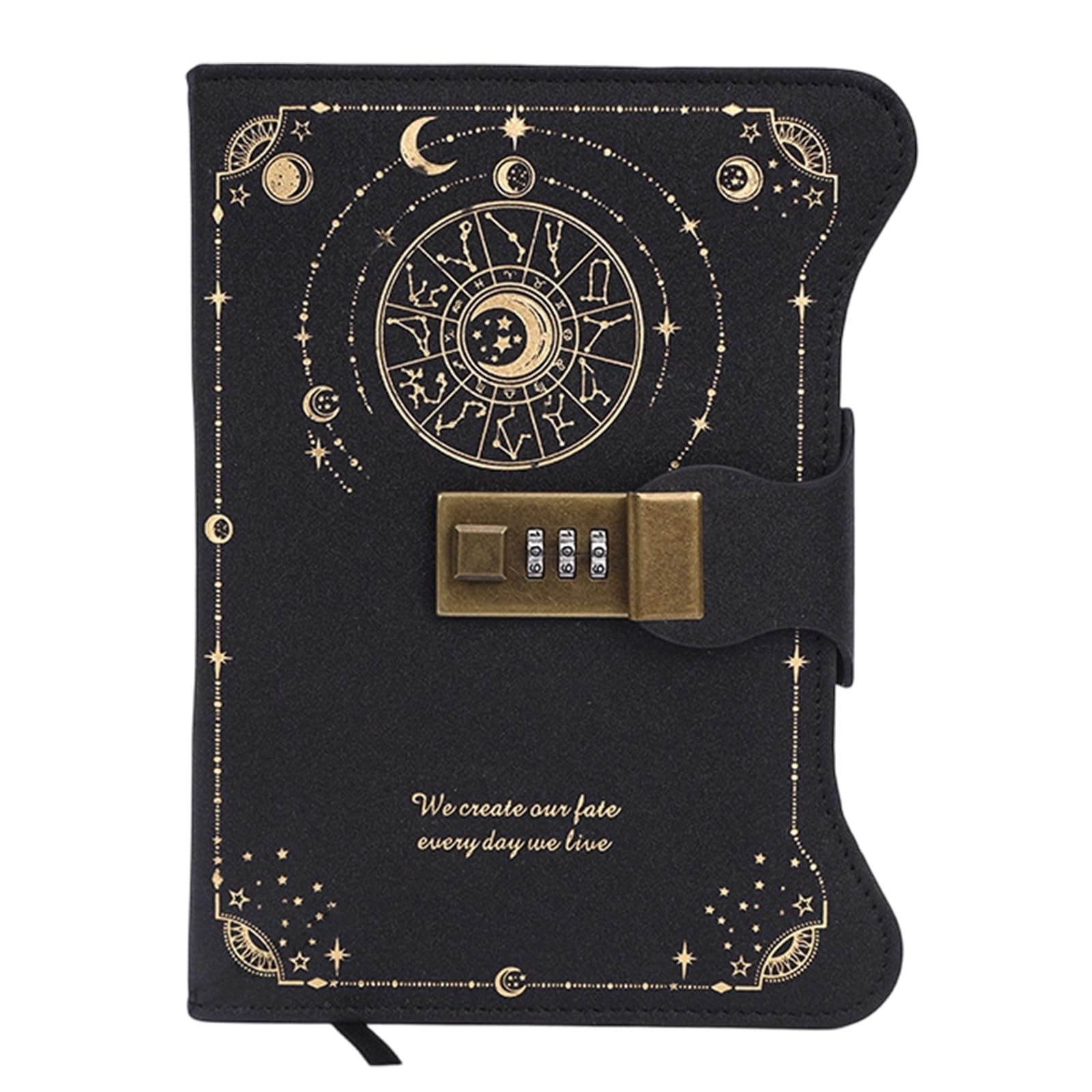Hredwep Password Diary Notebook Hardcover PU Journal 360 Pages Lined Ribbon Bookmarks For Offices School Travel Daily Use