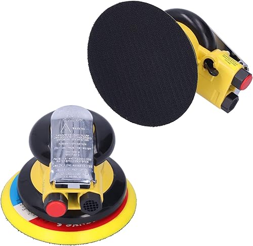 Miniatura 7 de Garosa Pulidora neumática Amoladora angular de aire Lijadora de aire Lijadora de aire de 10000 RPM Rectificadora para madera Metal Fibra de vidrio