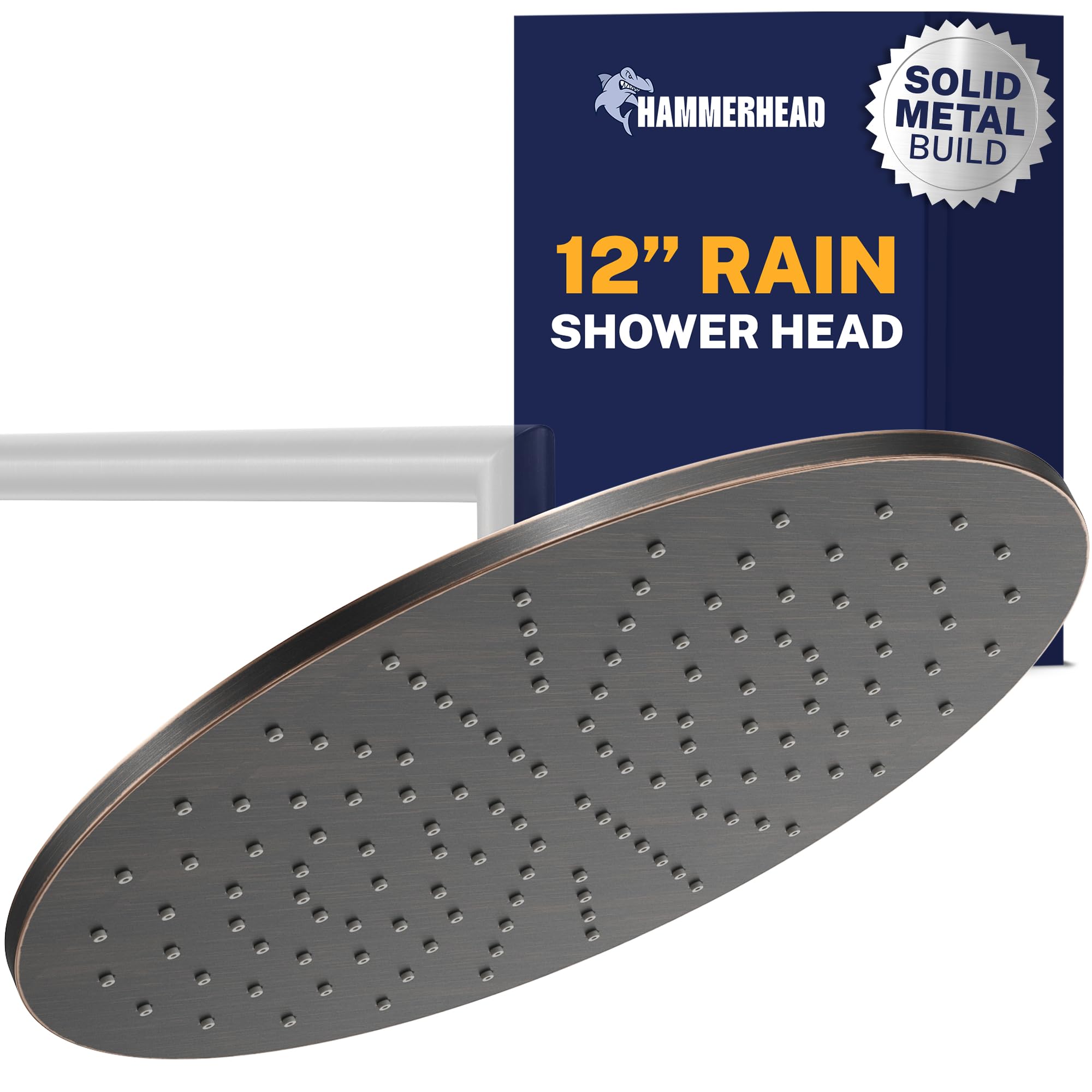 HammerHead Showers 12-Inch Rainfall Shower Head