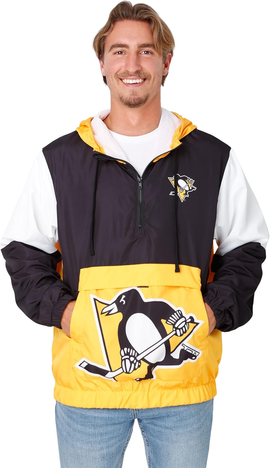 FOCO NHL mens Nhl Team Logo Warm-up Windbreaker Jacket