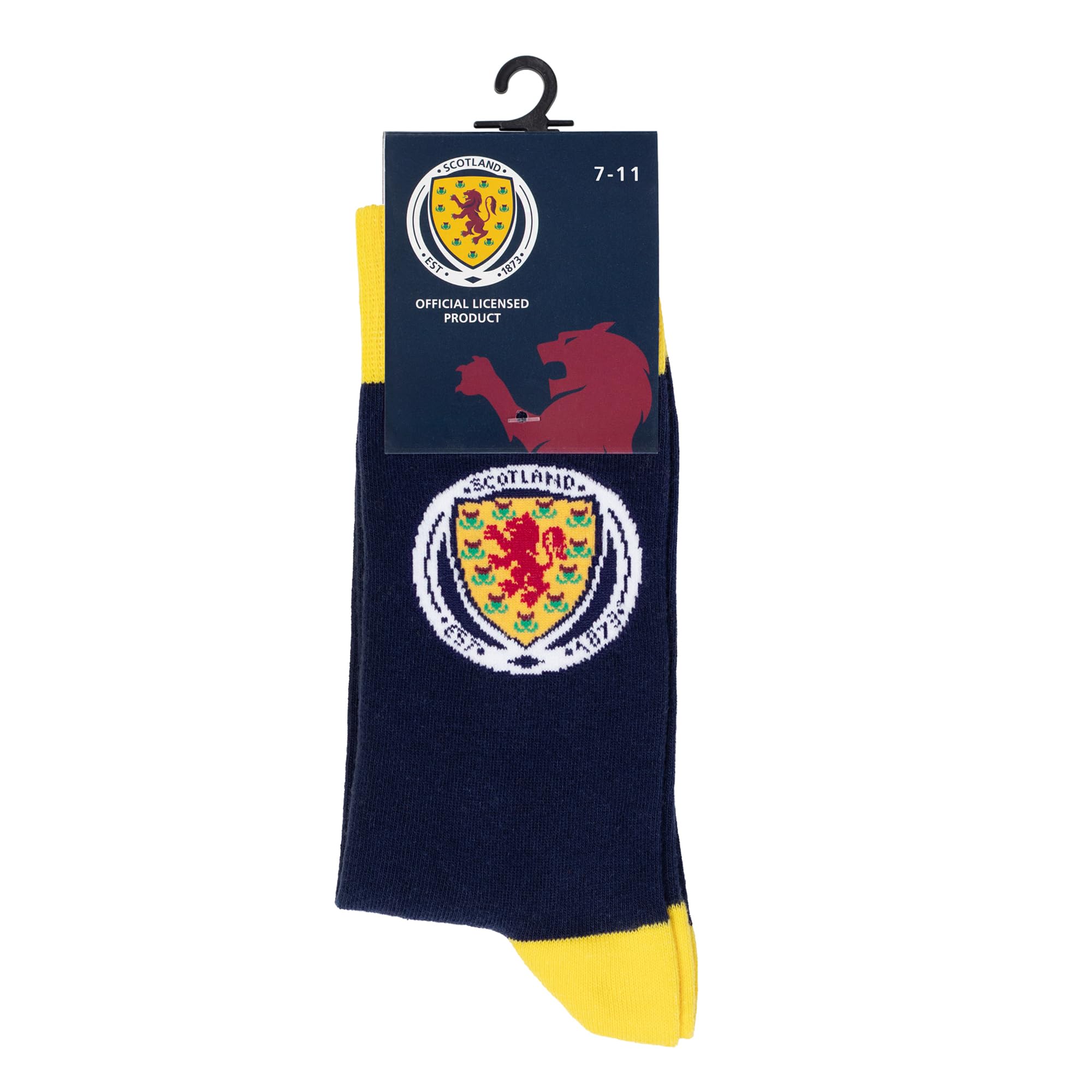 Scotland Socks Mens Scottish FA Football Socks we'll be coming World Cup 7-11 UK