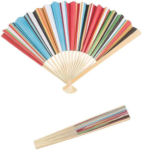 Fiesta Paper Fans para Cinco de Mayo  Juego de 12  Suministros y recuerdos de fiesta