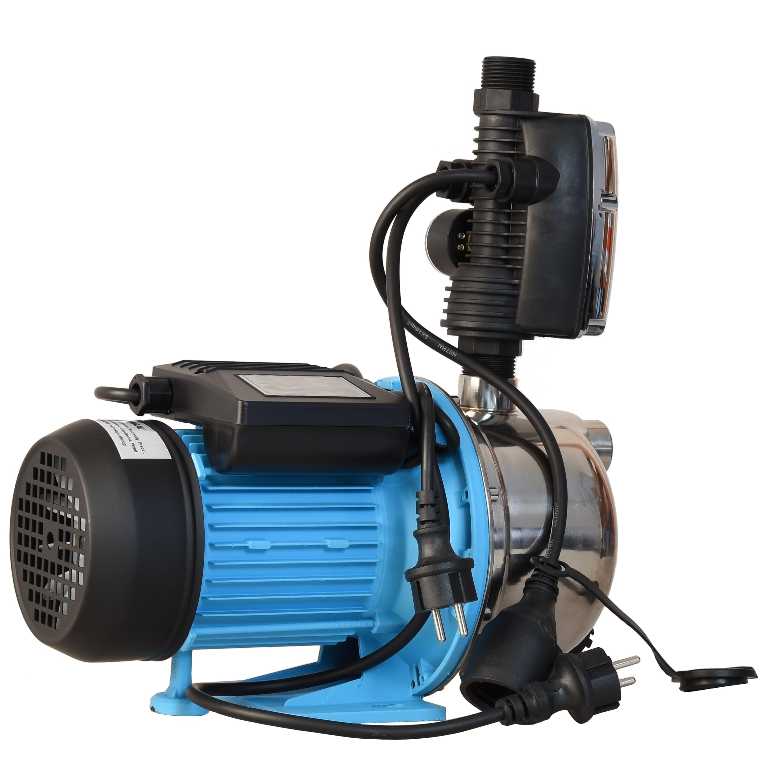 Pompa Acqua JS 1100 Con Serbatoio 24 Litri - Acciaio Inox, 1100W, 3600 L/h, Per Casa E Irrigazione