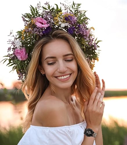 Miniatura 7 de Olytop Fenix 7Fenix 6Fenix 5epix 2 - Correa elástica de repuesto de nailon elástico de 0.866 pulgadas de ajuste rápido y fácil para Garmin Instinct,