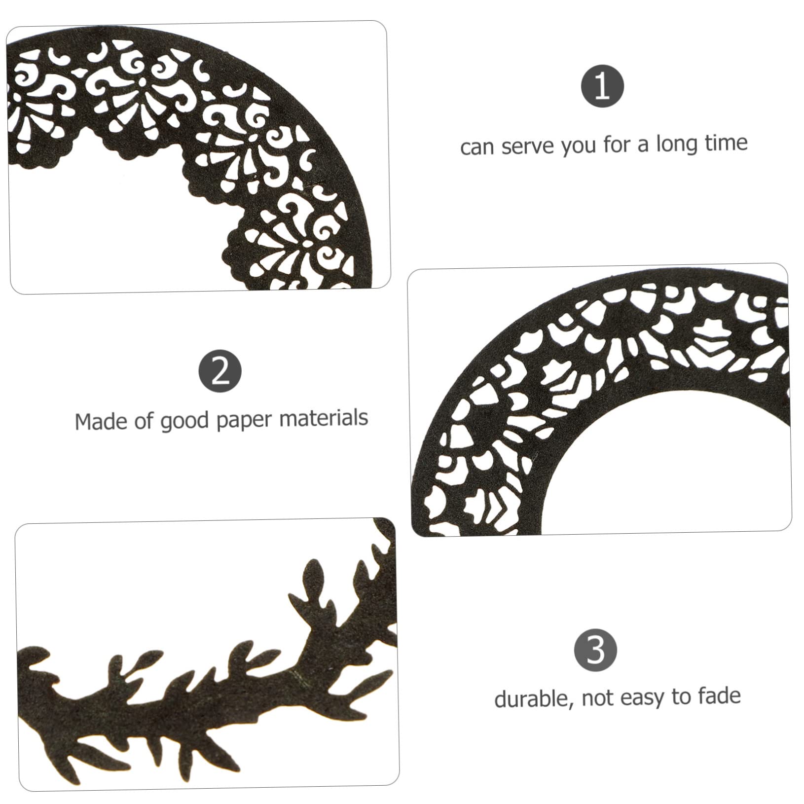 OSALADI 5 Set Decorativa Per Scrapbook Materiali Per Decorazione Fai Da Te Per Regali 40 Fogli*5