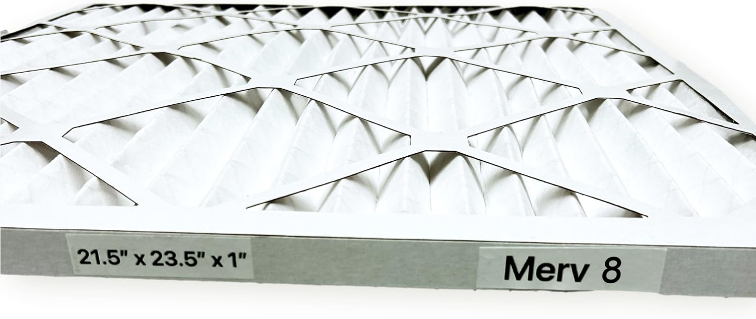 Proairtek AF21H23H1M08SWH Model Standard 21.5x23.5x1 Pack of 6 Air Filters, MERV 8; Ideal for Anyone Wanting Crisp Air in Their Home