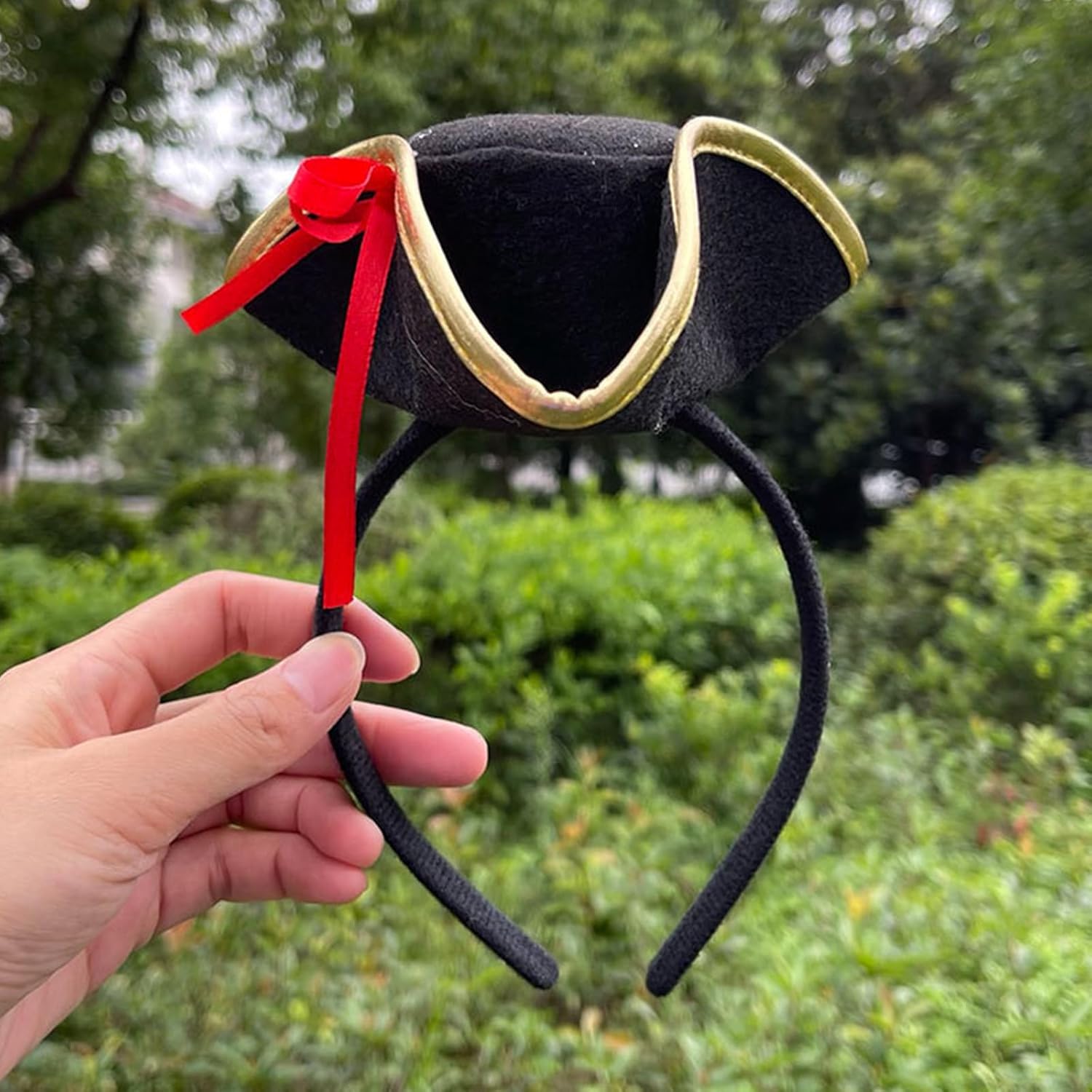 [FUZYXIH] Halloween Party Pirate Pretend Headband Pirate Hair Hoop Stage Prop Hairband for Kids Dress Up Zella