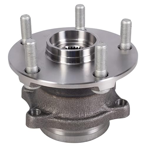 Vista 831 de TRQ Juego de 2 rodamientos de rueda trasera y conjunto de cubo con sensor ABS compatible con Ford Transit Connect 2014-2018