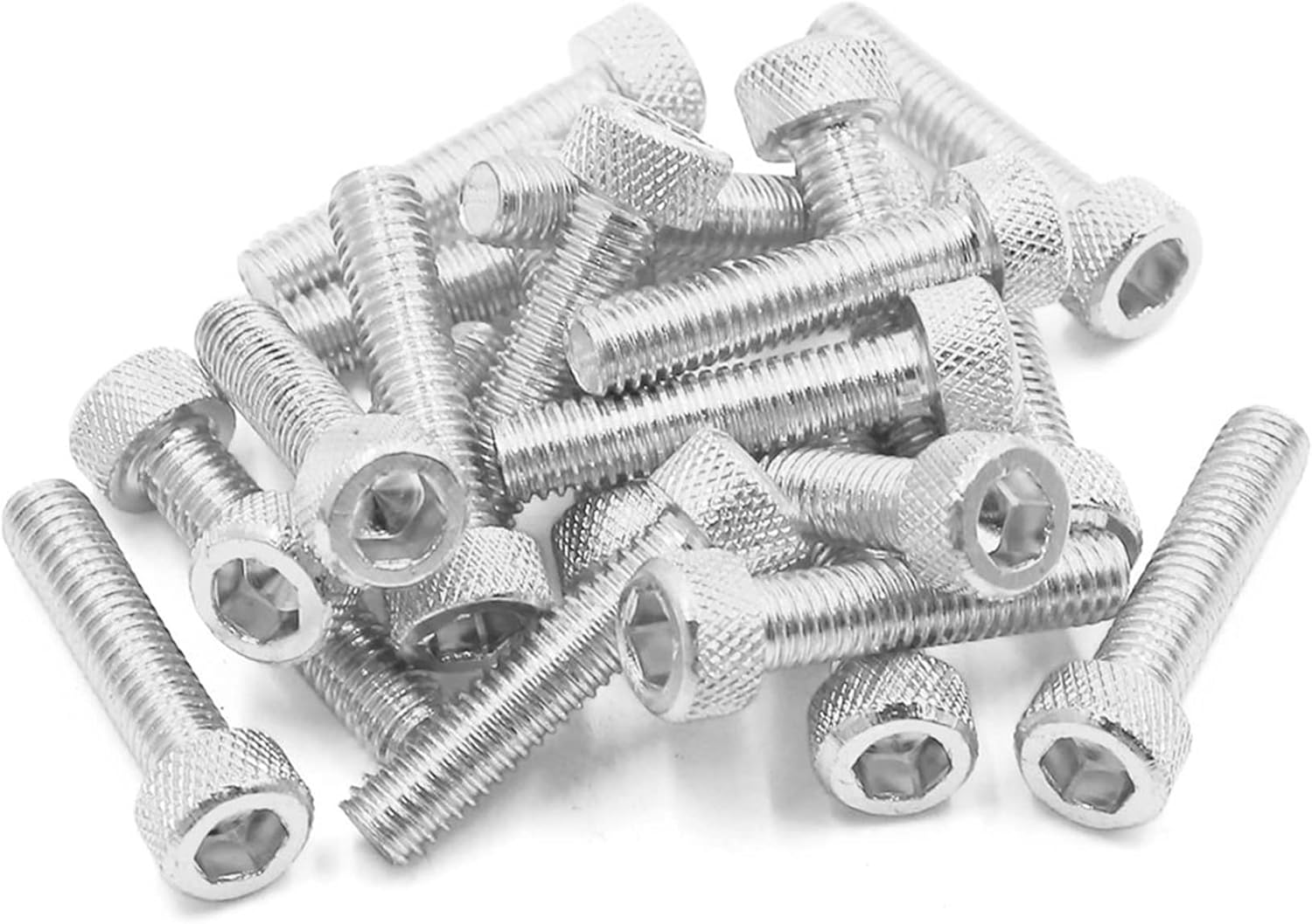 Bodywork Kits 20/30/50pcs M5/M6x30mm Bolts Screws Motorcycle Car Socket Fastener License Plates Fender Bumper Bolts Screws Parts (Color : 20Pcs M6x30mm Gold)