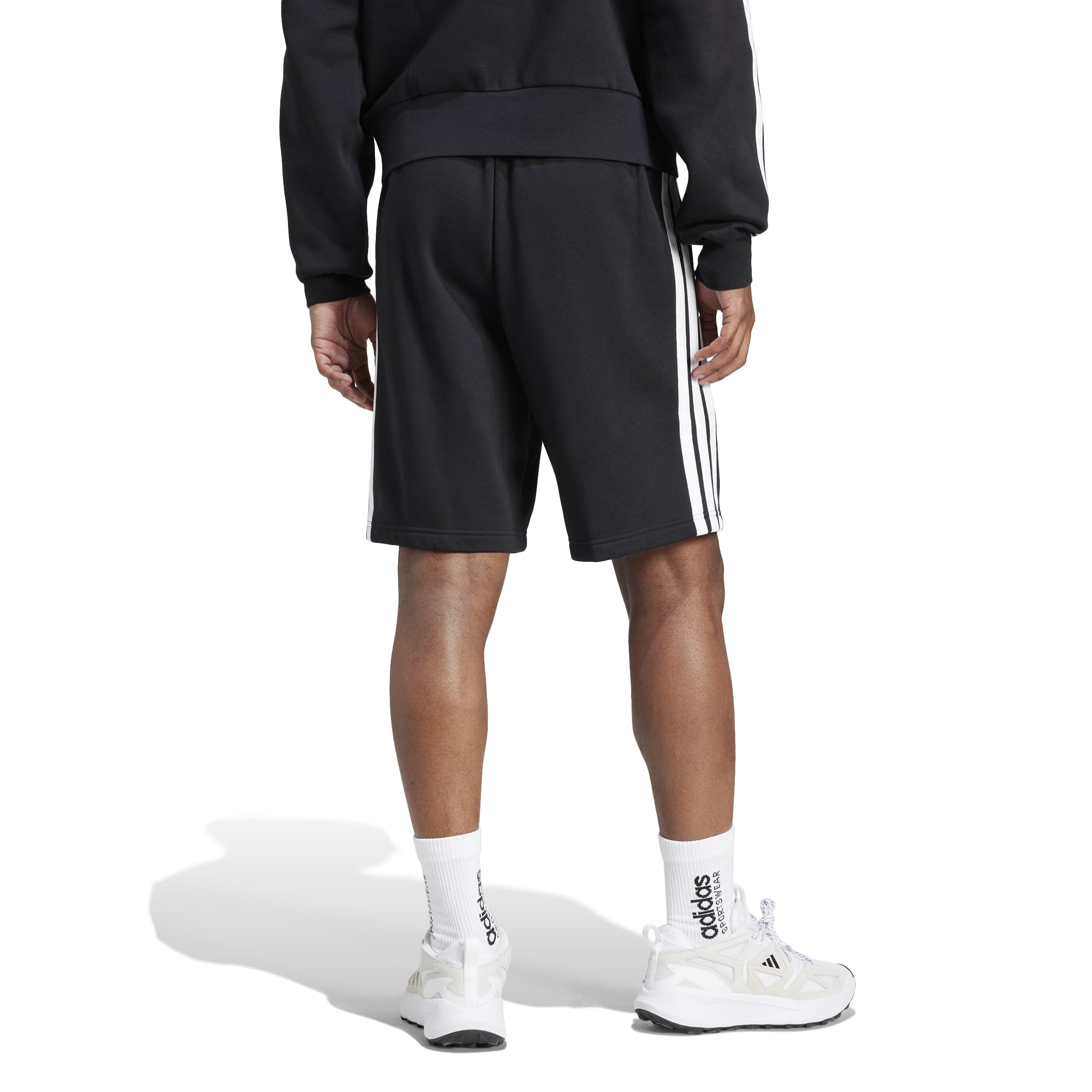 adidas Essential Three Stripes Fleece Short - Pantalones Cortos Hombre — view 2