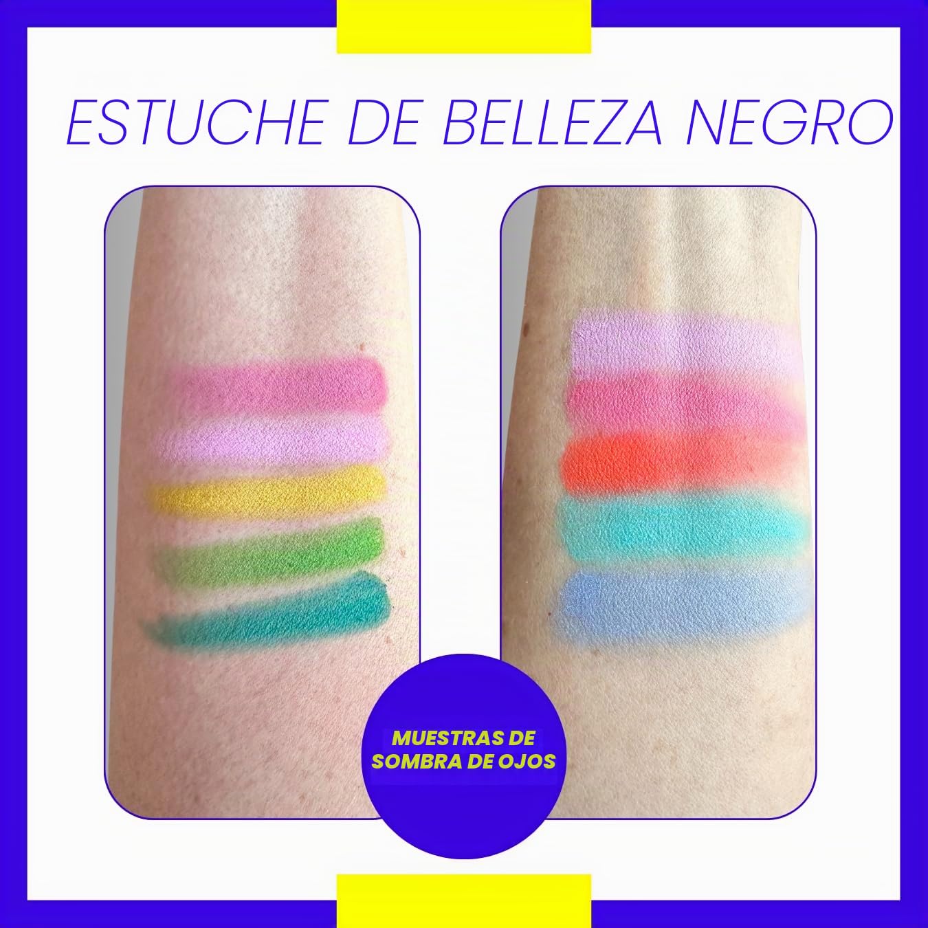 ZMILE Cosmetics - Maletín de maquillaje, Beauty Case Black, Cosméticos veganos