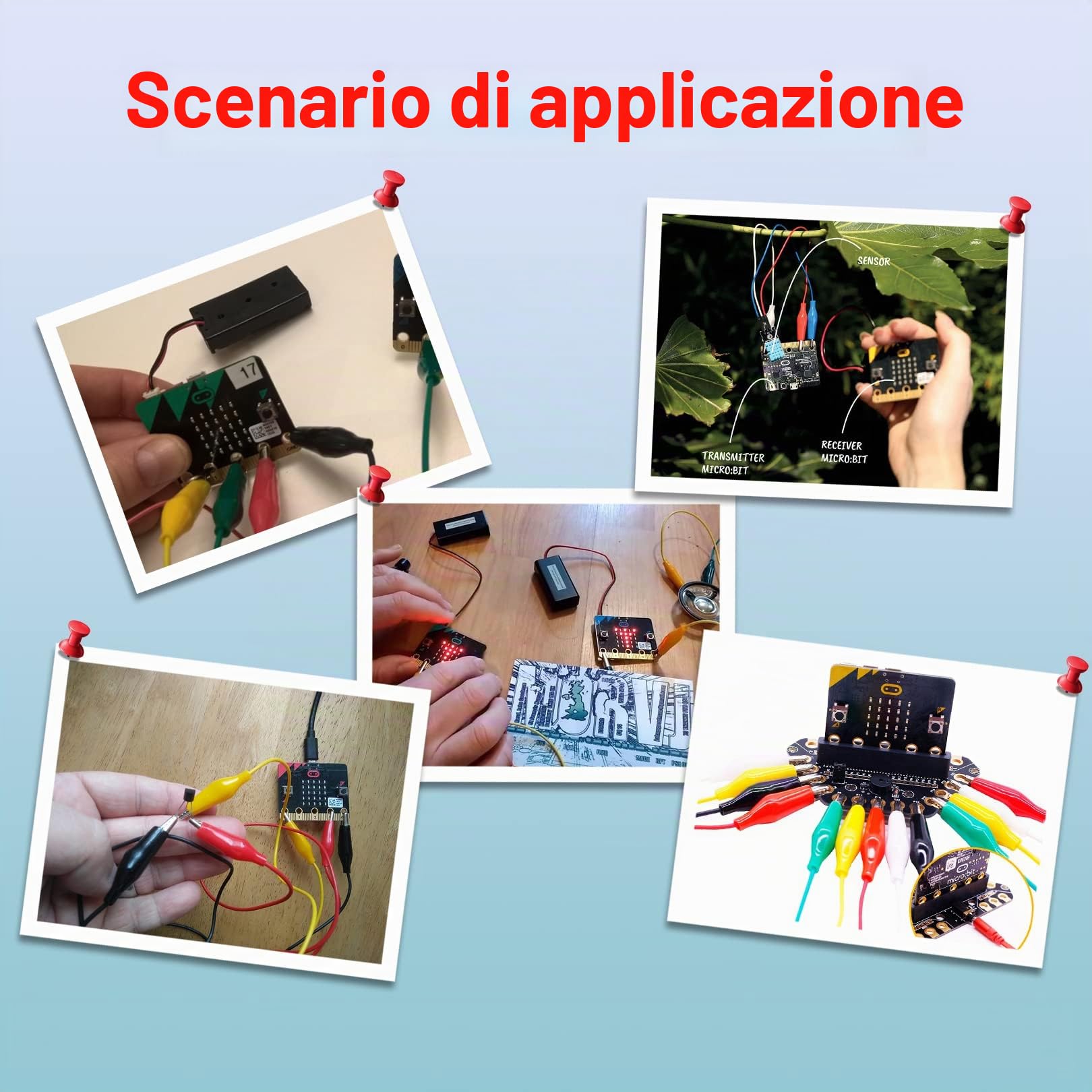 KEYESTUDIO Basic Starter Kit per BBC Micro bit V2.2, Programmazione Grafica Bussola Bluetooth Integrata, Rilevamento Movimento, Codifica Display LED per Adolescenti