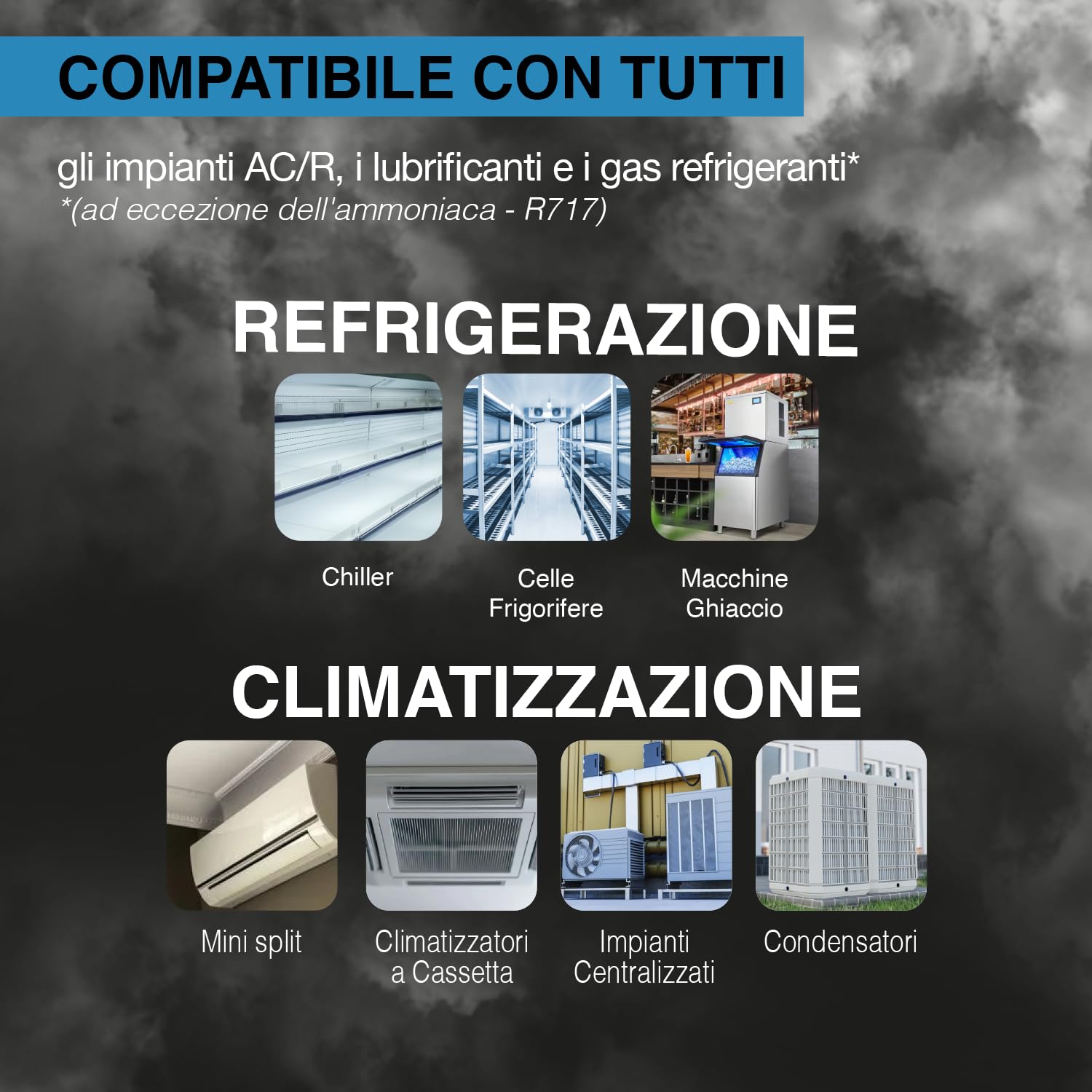 ERRECOM Extreme - 30 ml, Turafalle per Impianti di Climatizzazione e Refrigerazione, Include Adattatore 5/16 SAE (per R410a, R32)