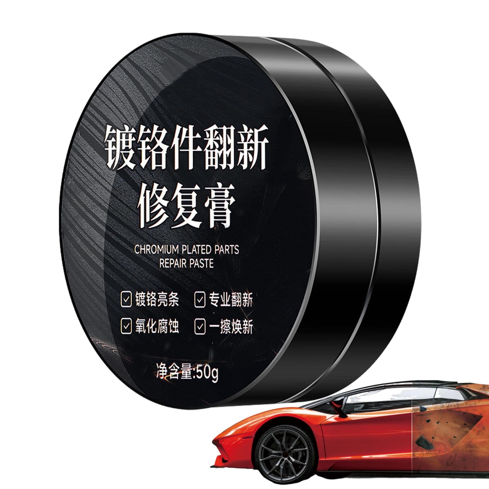 Metal Cleaner Polish - Stainless Steel Watch Scratch Remover Polish, Chrome Polish | Oven Cleaner Paste Car Beauty Cleaner Cream, Quick Cleaning Daily