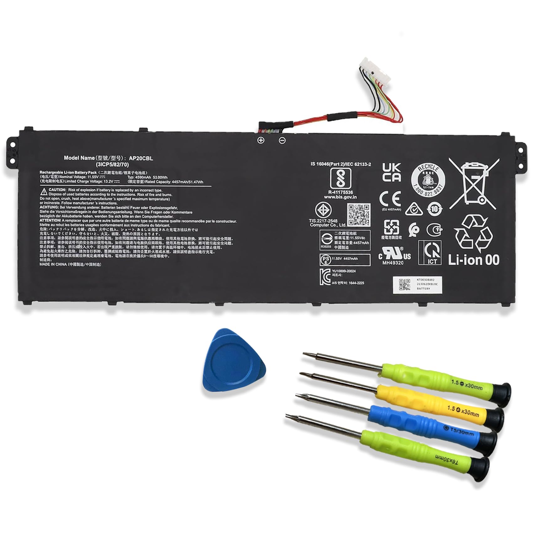 Amazon.com: EFOHANA AP20CBL Laptop Battery Replacement for Acer