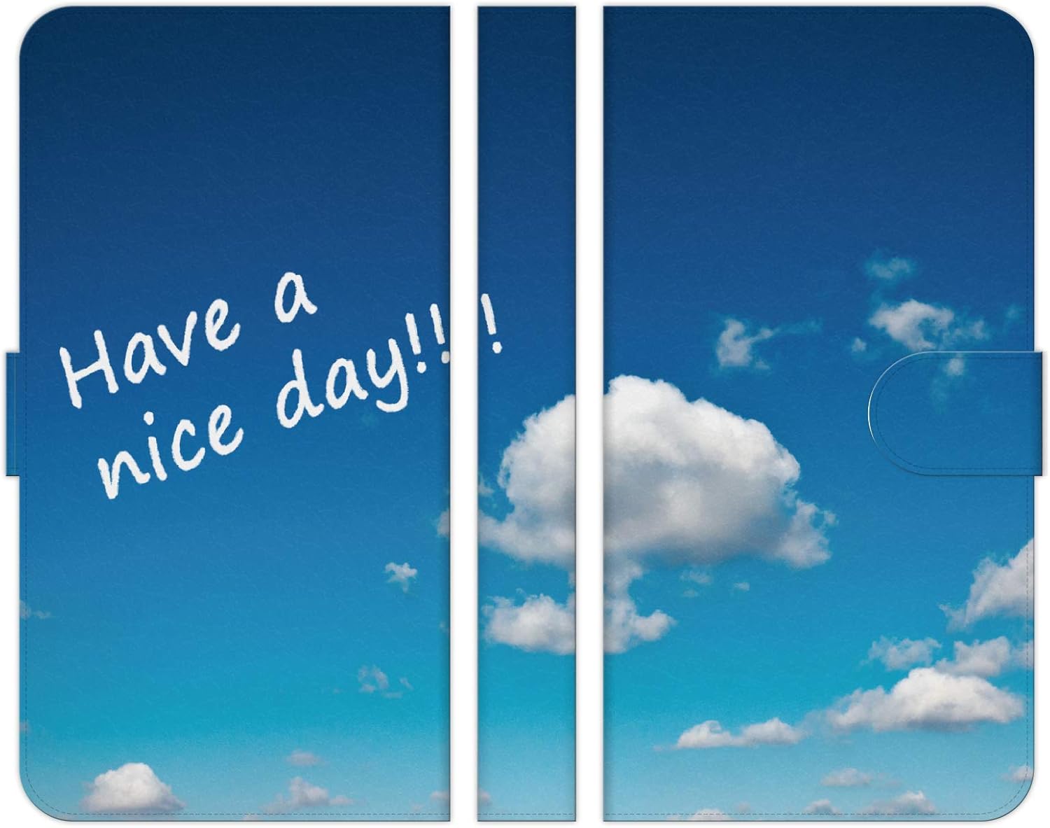 Ruuu OPPO Reno3 5G 手帳型 スマートフォン スマホ ケース カバー have a nice day