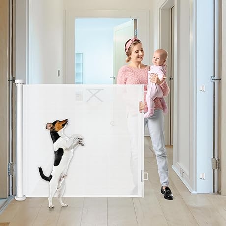 betertek Extra Tall Pet Gate for Dogs and Babies - Safely Confine...