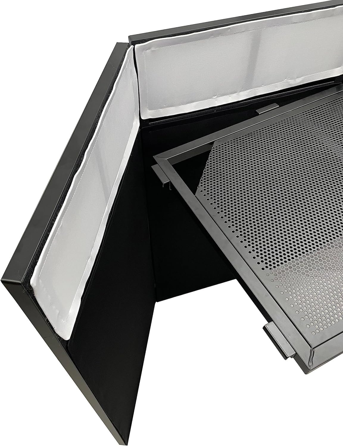 Cedarslink BEAST-8 Large 46" Wide DJ Event Facade White/Black Scrim Booth+ UPPER/LOWER COLOR MIXING INCLUDED! All Aluminum Build only 22 LB
