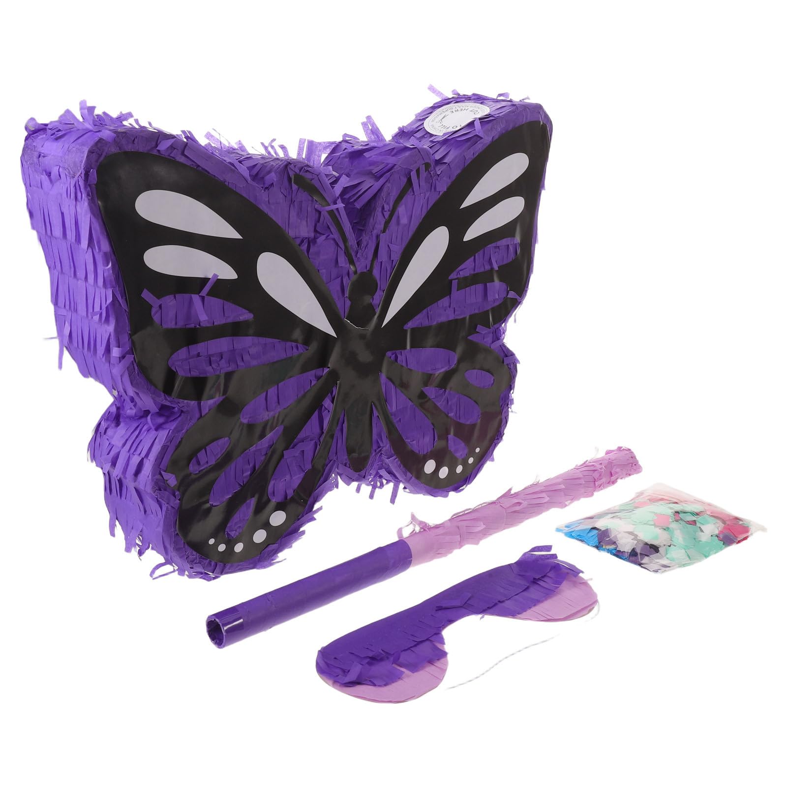 Didiseaon 1 Set Mini Piñata con Palo y Ojos para Fiesta Infantil
