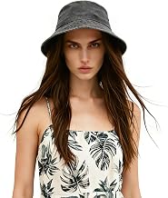 Fisherman Hat for Men and Women Summer, Fisherman Hat Denim Washed Cotton, Foldable Bucket Hat Unisex for Sun UV Protection, for Beach Travel Hiking Outdoor