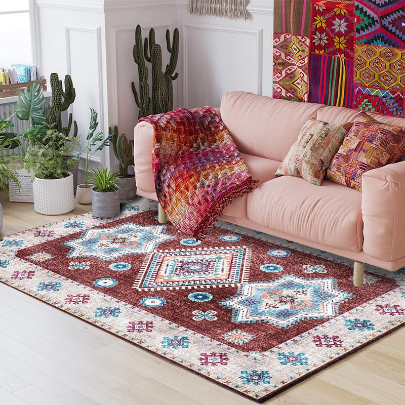 Grand tapis de salon 200x290 lavable qui ne glisse pas au sol
