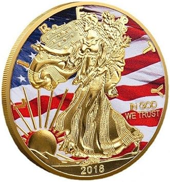 American Commemorative Coin Commemorative Coin American Eagle Challenge Coin Crafting Collection Home Decor 1pc