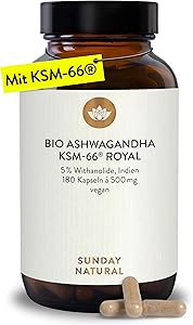 Sunday Natural Bio Ashwagandha KSM-66 Royal