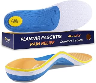 Footmaster Orthopädische Einlegesohlen für Fußgewölbestütze,Plantarfasziitis, Plattfüße, Fersensporn Einlagen,Fersenschmerzen für Damen & Herren