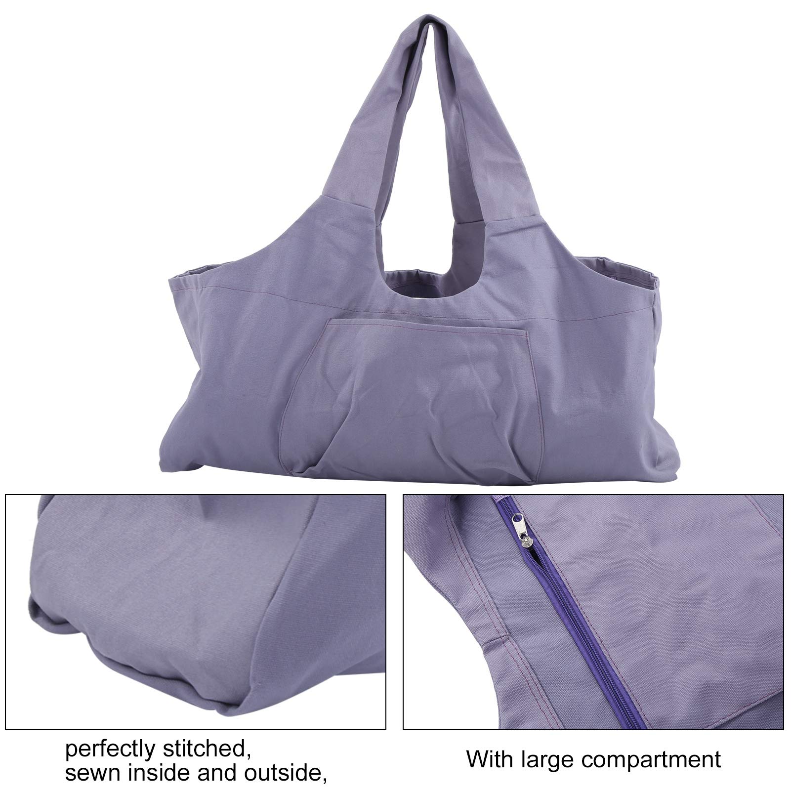 Atmungsaktive übergroße Yoga Tasche-29 extra Große Leinwand-Tote für Yoga-Matten, Fitness Studio & Reisen | Leichte Mehrzweck-Trage Tasche