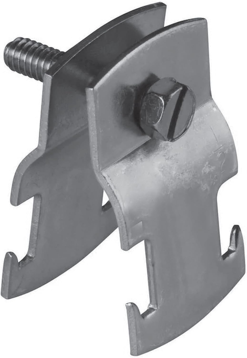 Newhouse Electric 1/2-in Universal Pipe Clamp for Strut Channel Accessory, Silver