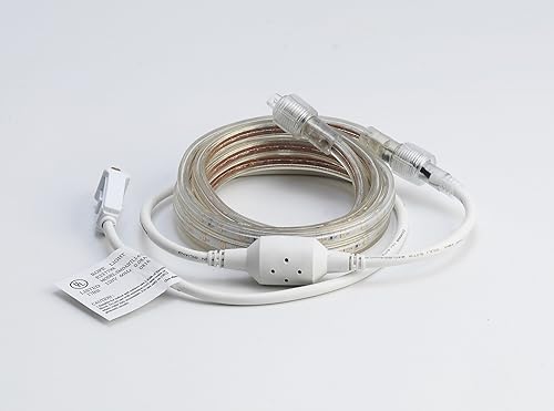 Miniatura 3 de CBConcept SMD3528, manguera plana de luces LED (9.9 pies, 120 voltios). Ideal para decoraciones de navidad (interioresexteriores), luz de techo,