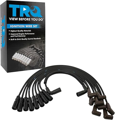 Miniatura 166 de TRQ Juego de cables de bujía de encendido del motor compatible con Hyundai Tucson Kia Sportage 2.7L Nrew