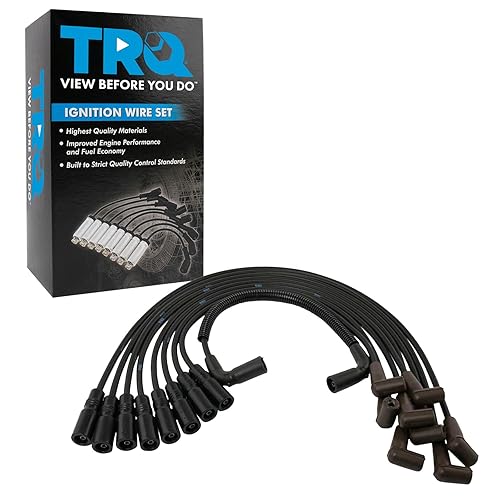 Miniatura 728 de TRQ Juego de cables de bujía de encendido del motor para Ford F250 F350 Super Duty V8 6.2L nuevo