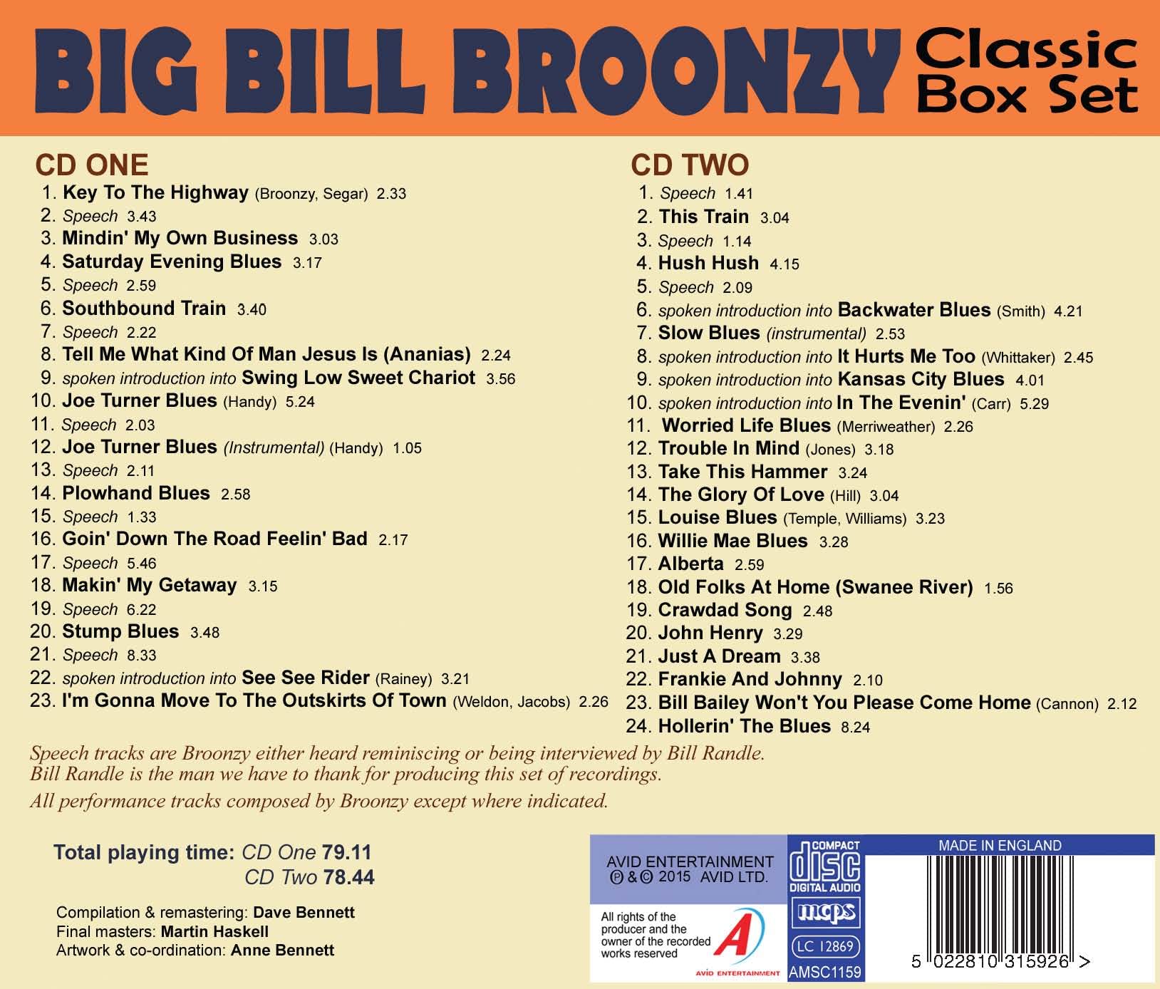 Classic (The Bill Broonzy Story)