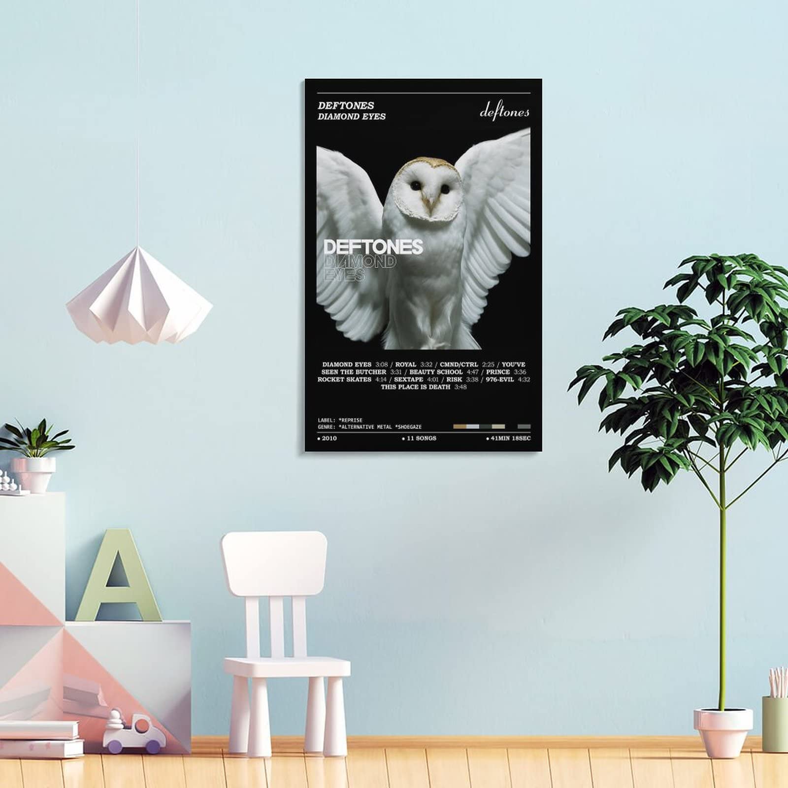 Poster Toile Deftones 40x60 Cm – Impression Artistique Moderne Pour Décorer Chambre Ou Salon