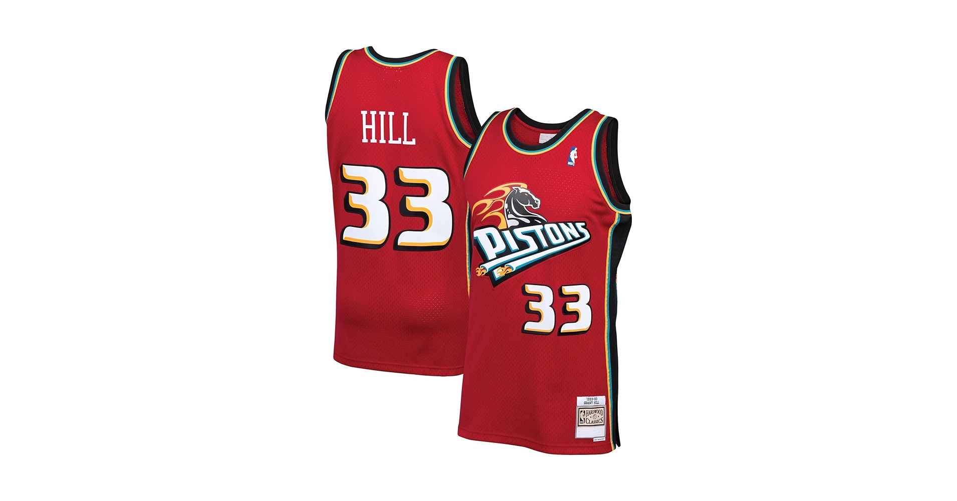 GRANT HILL! GAME WORN JERSEY❗️ Grant Hill 1997-98 Detroit Pistons Game Worn Issued Signed