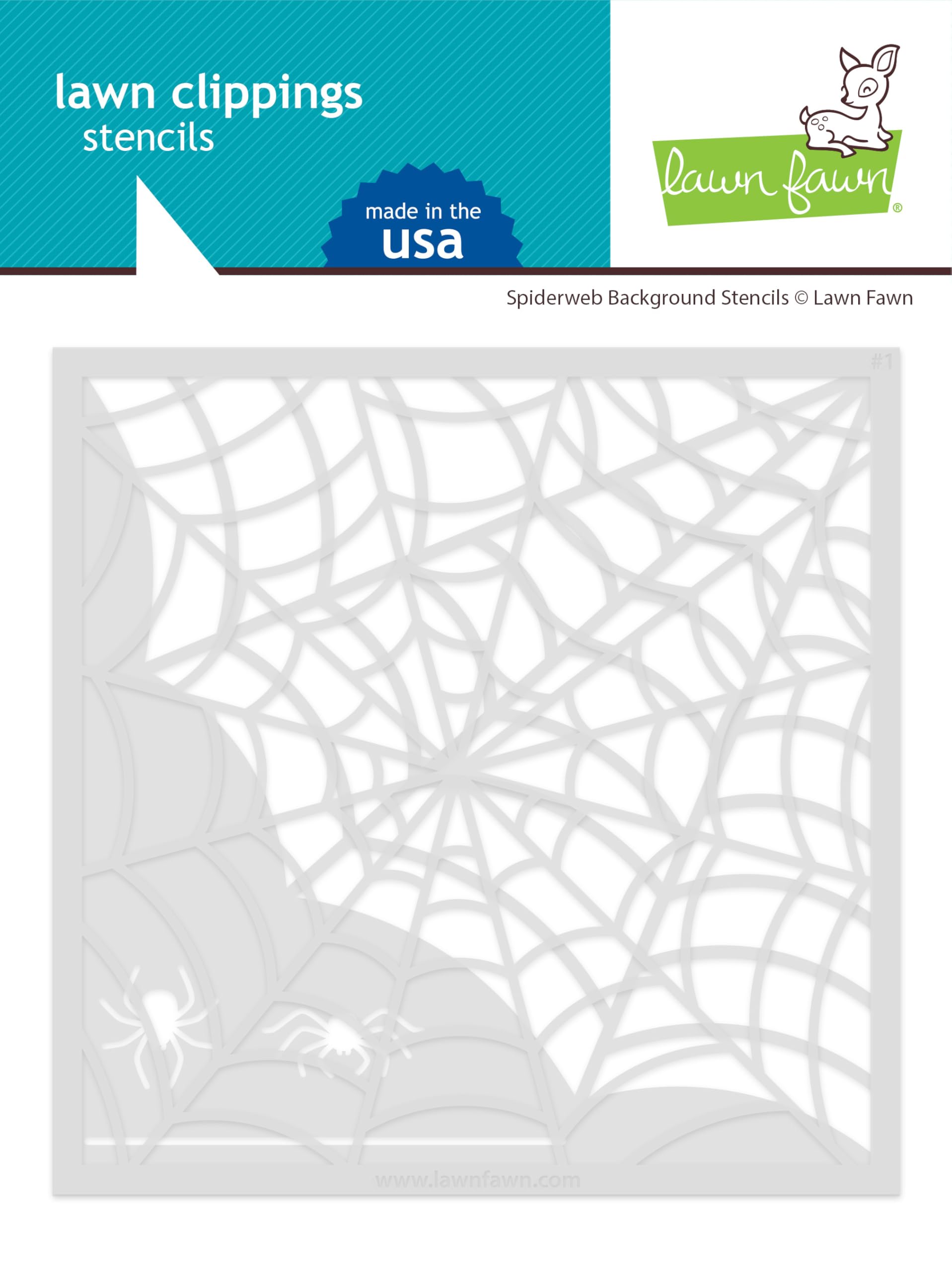 Lawn FawnLF3545 Spiderweb Background Stencils Stencils