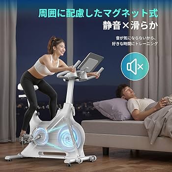 Amazon.co.jp: OWLSKY フィットネスバイク スピンバイク エアロバイク
