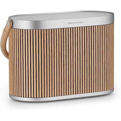 Bang & Olufsen Beosound A5 - Portable Bluetooth Speaker with Wi-Fi Connection, Carry-Strap, Oak