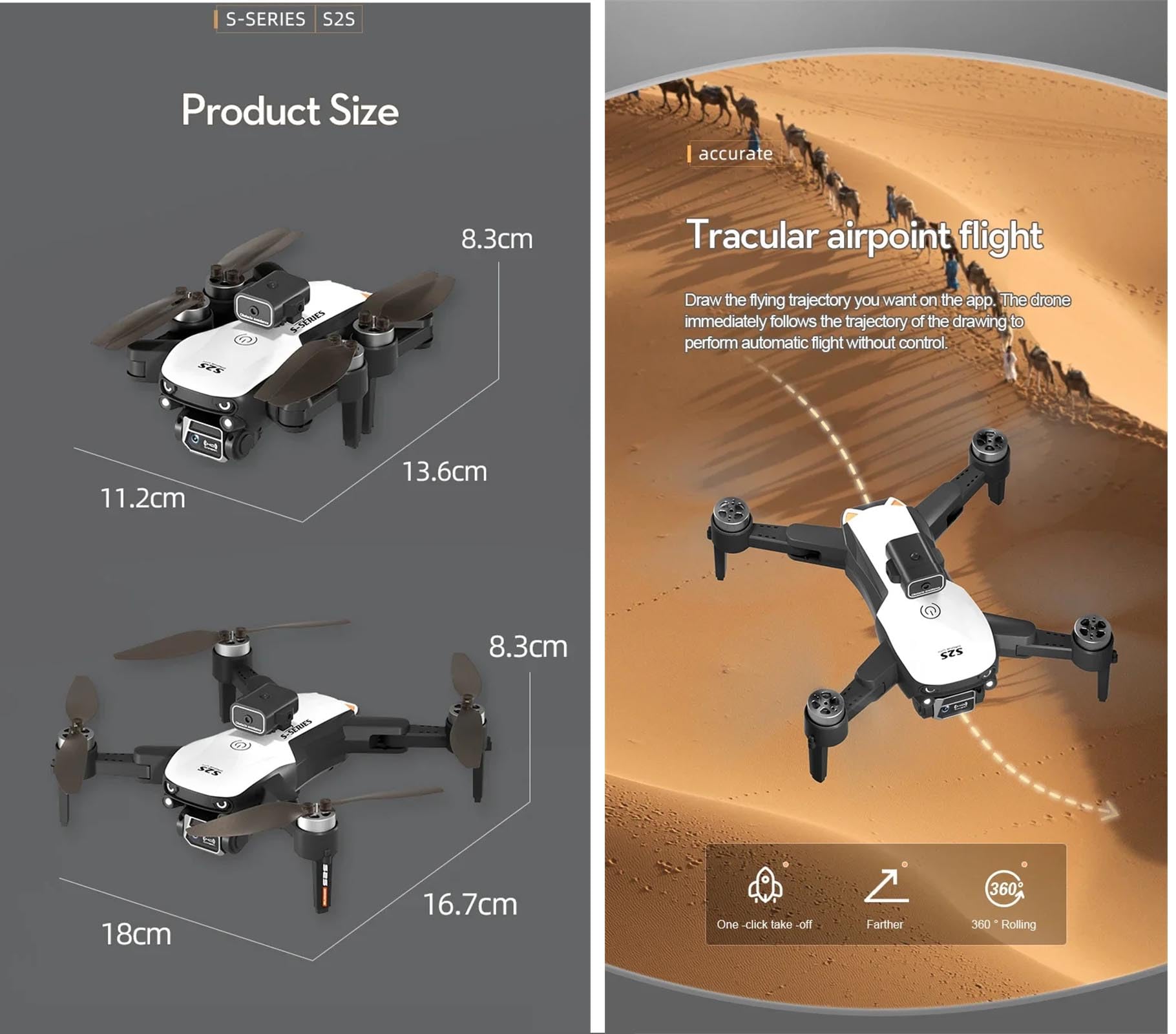 Mini Drone 6K HD Kamera Unikanie przeszkód Fotografia lotnicza Silnik bezszczotkowy Składany Rc Quadcopter Dron